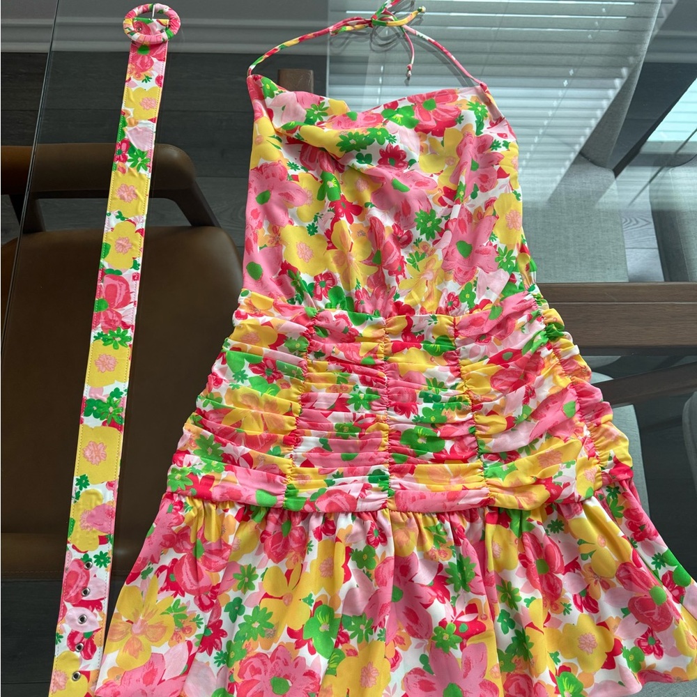 For Love And Lemons Miranda Multicolor Floral dress